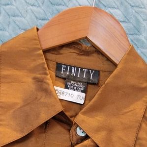 Silk Finity Women's Shirt in Warm Brown